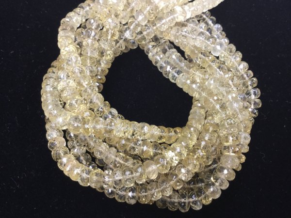 Scapolite Rondelles Faceted