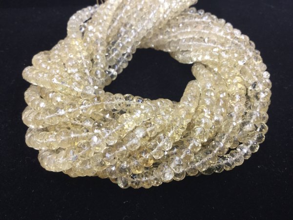 Scapolite Rondelles Faceted