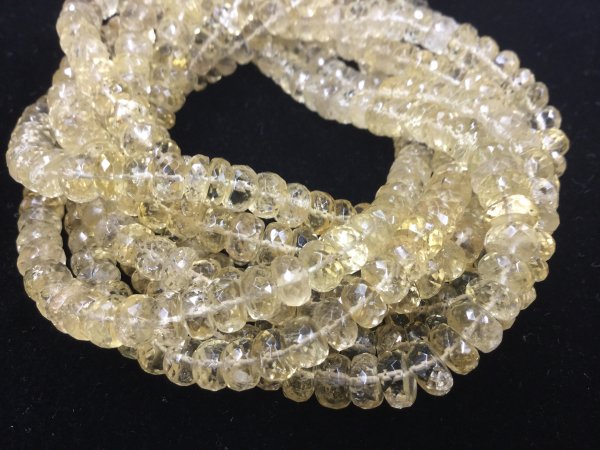 Scapolite Rondelles Faceted