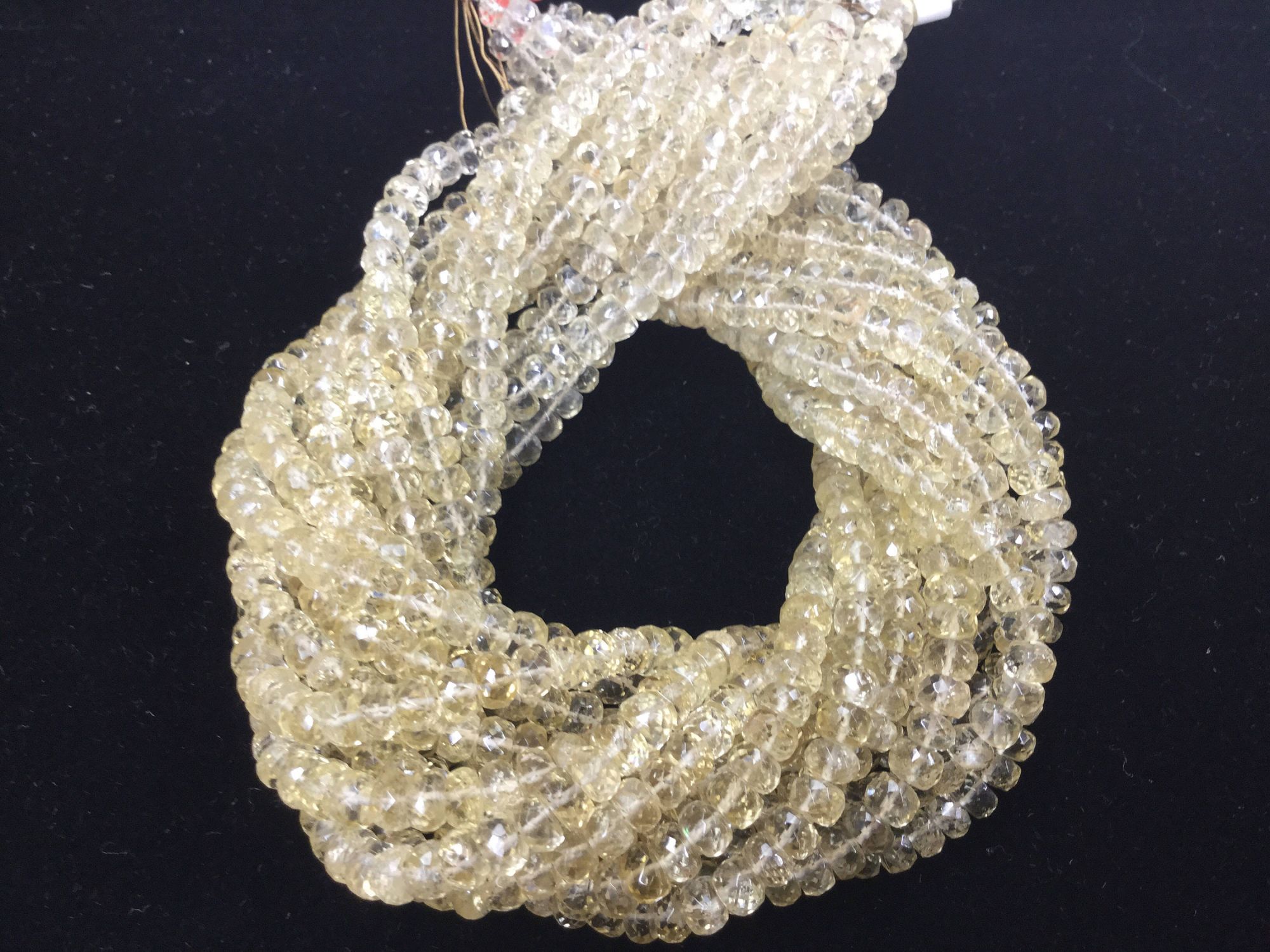 Scapolite Rondelles Faceted