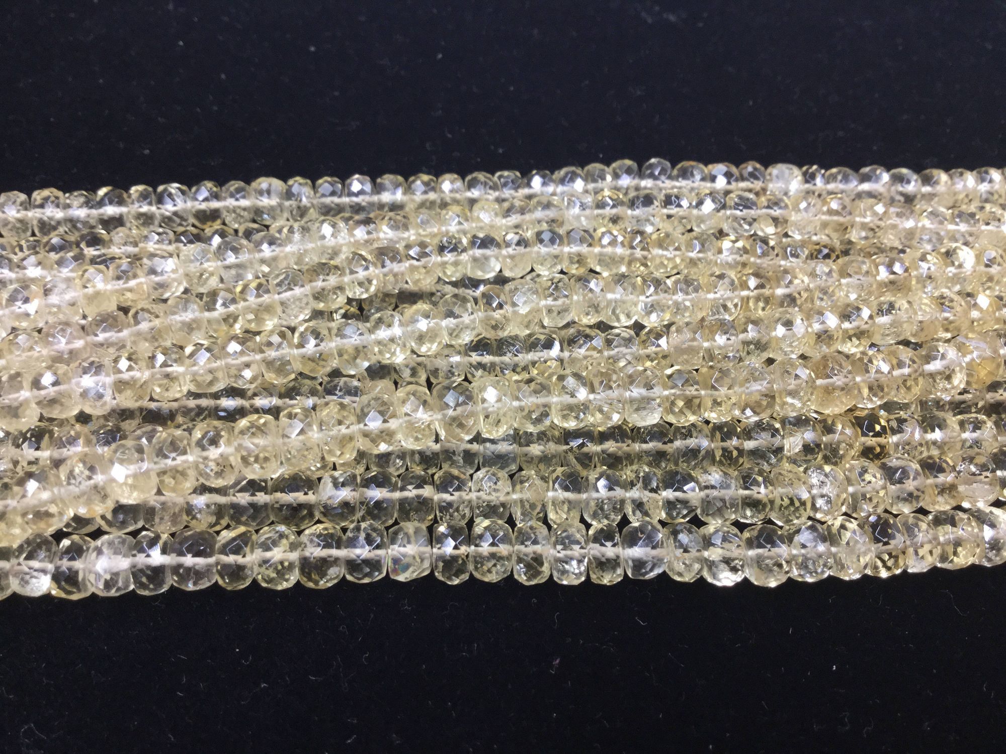 Scapolite Rondelles Faceted
