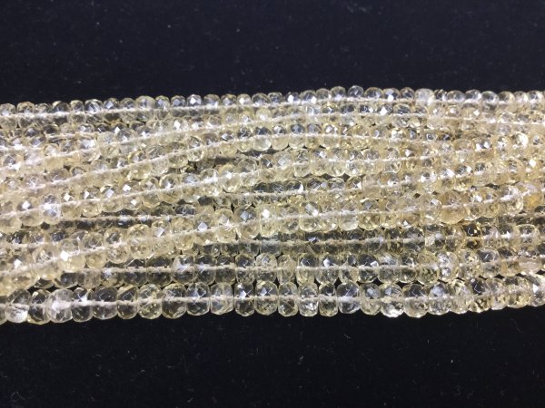 Scapolite Rondelles Faceted