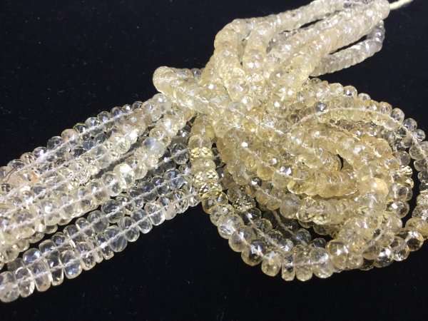 Scapolite Rondelles Faceted