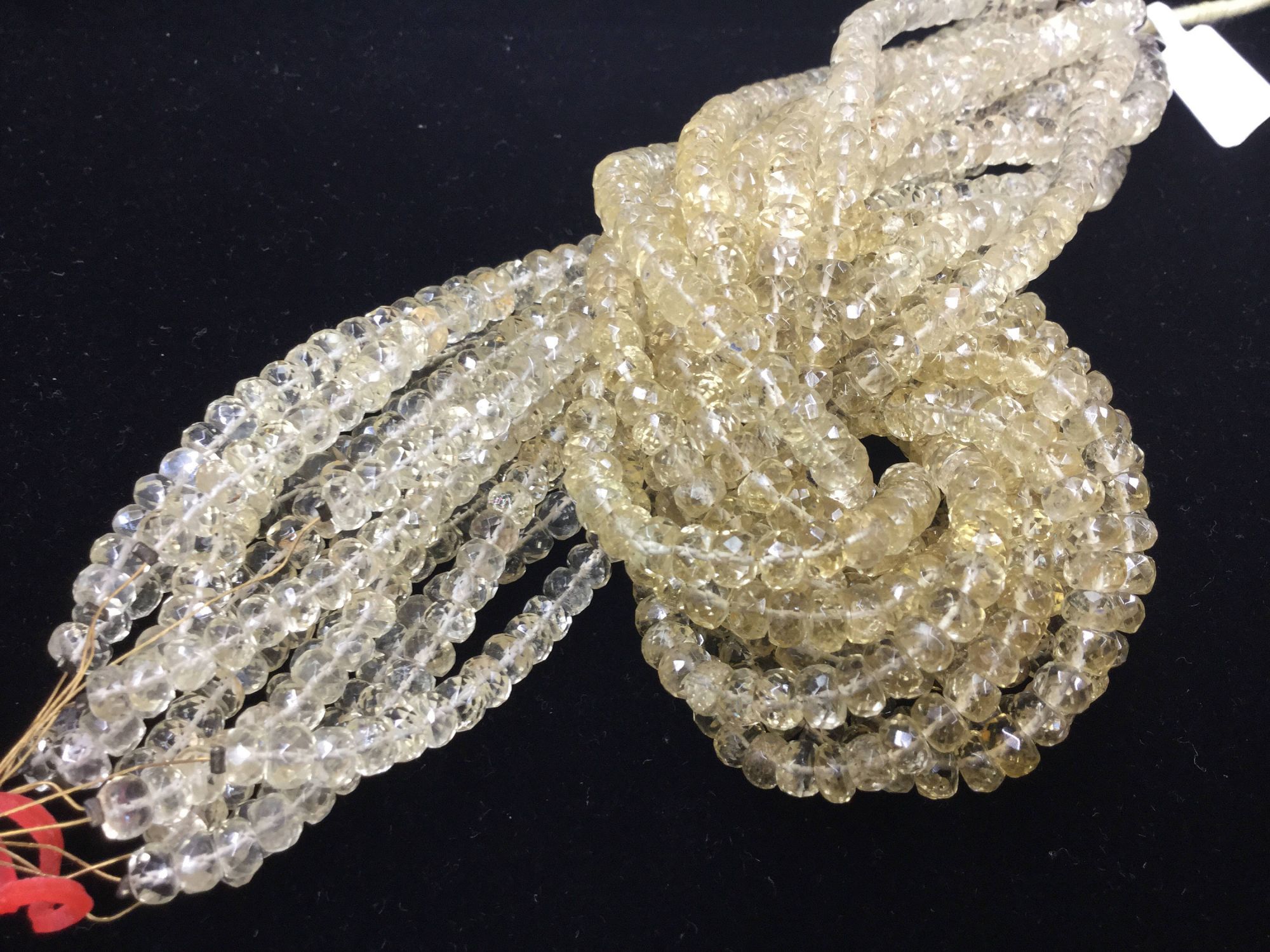 Scapolite Rondelles Faceted