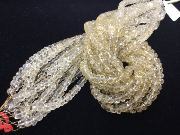 Scapolite Rondelles Faceted