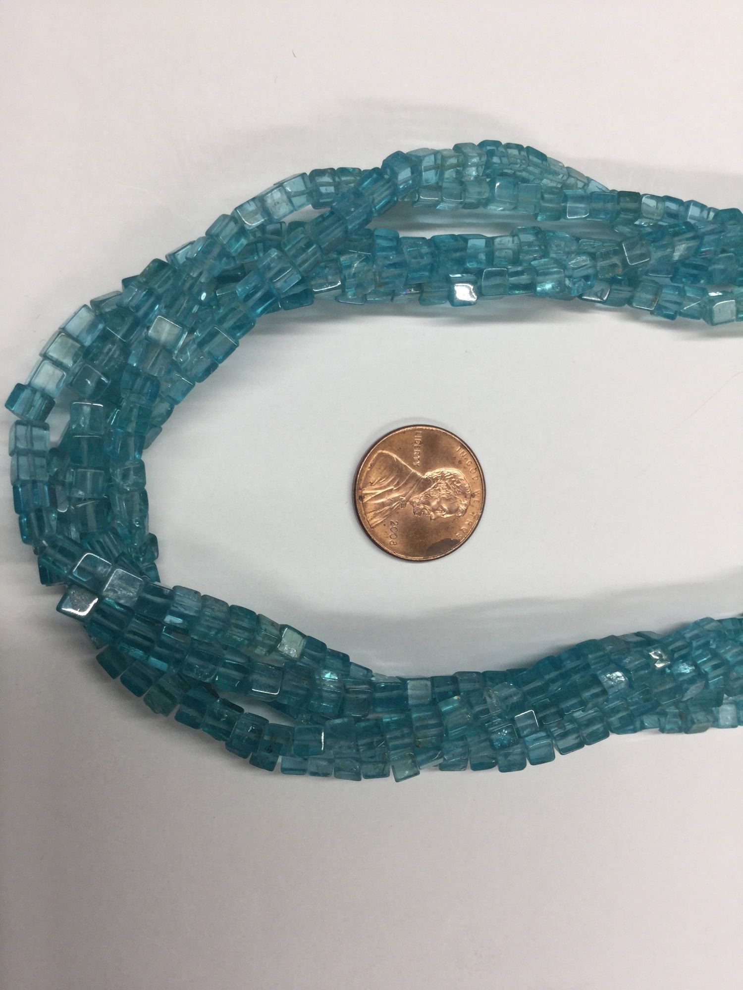 Sea-Green Apatite Squares Smooth