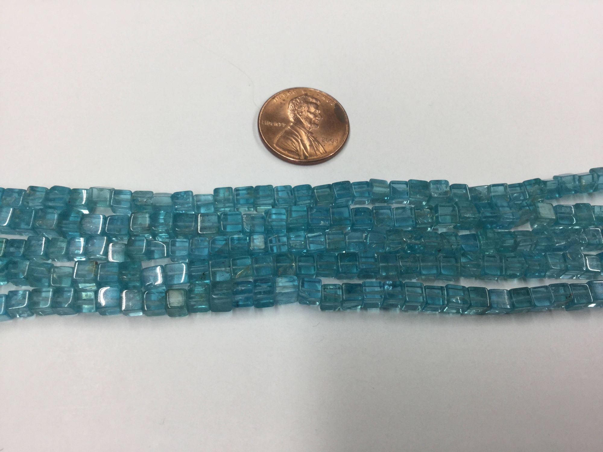 Sea-Green Apatite Squares Smooth