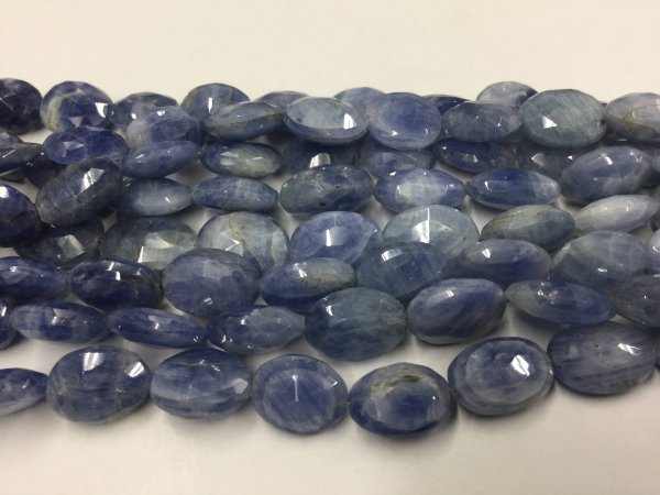 Shaded Blue Sapphire Ovals Faceted