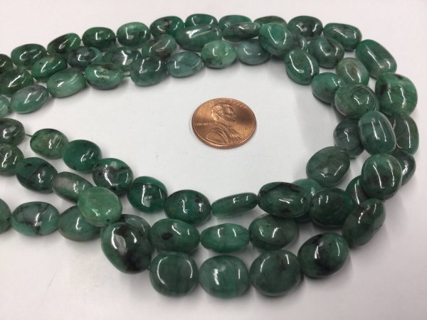 Shaded Emerald Ovals Smooth