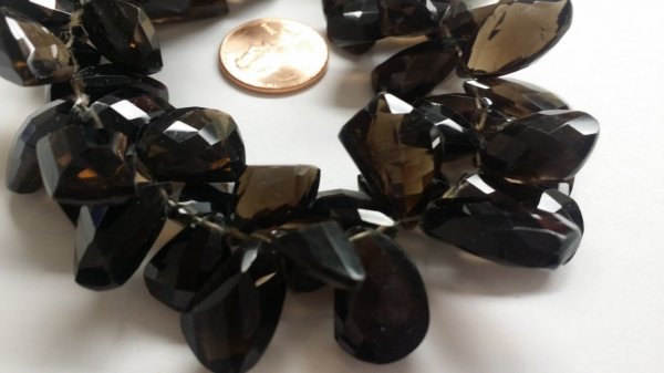 Smokey Funky Cut Faceted