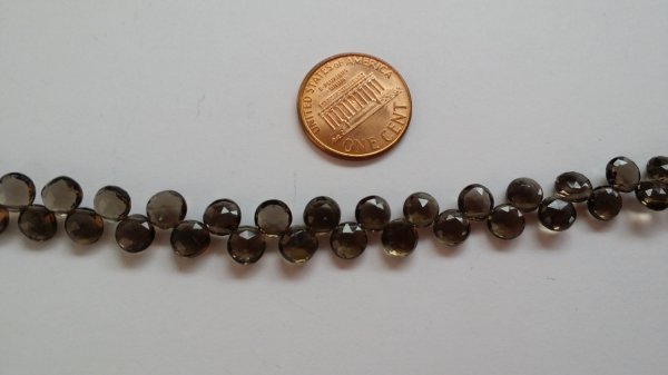 Smoky Rounds Faceted
