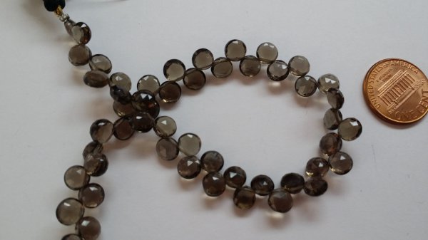 Smoky Rounds Faceted