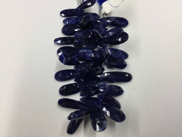 Sodalite Pears Faceted
