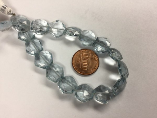 Quartz Hexagon Faceted