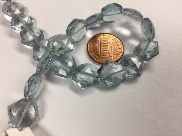 Quartz Hexagon Faceted