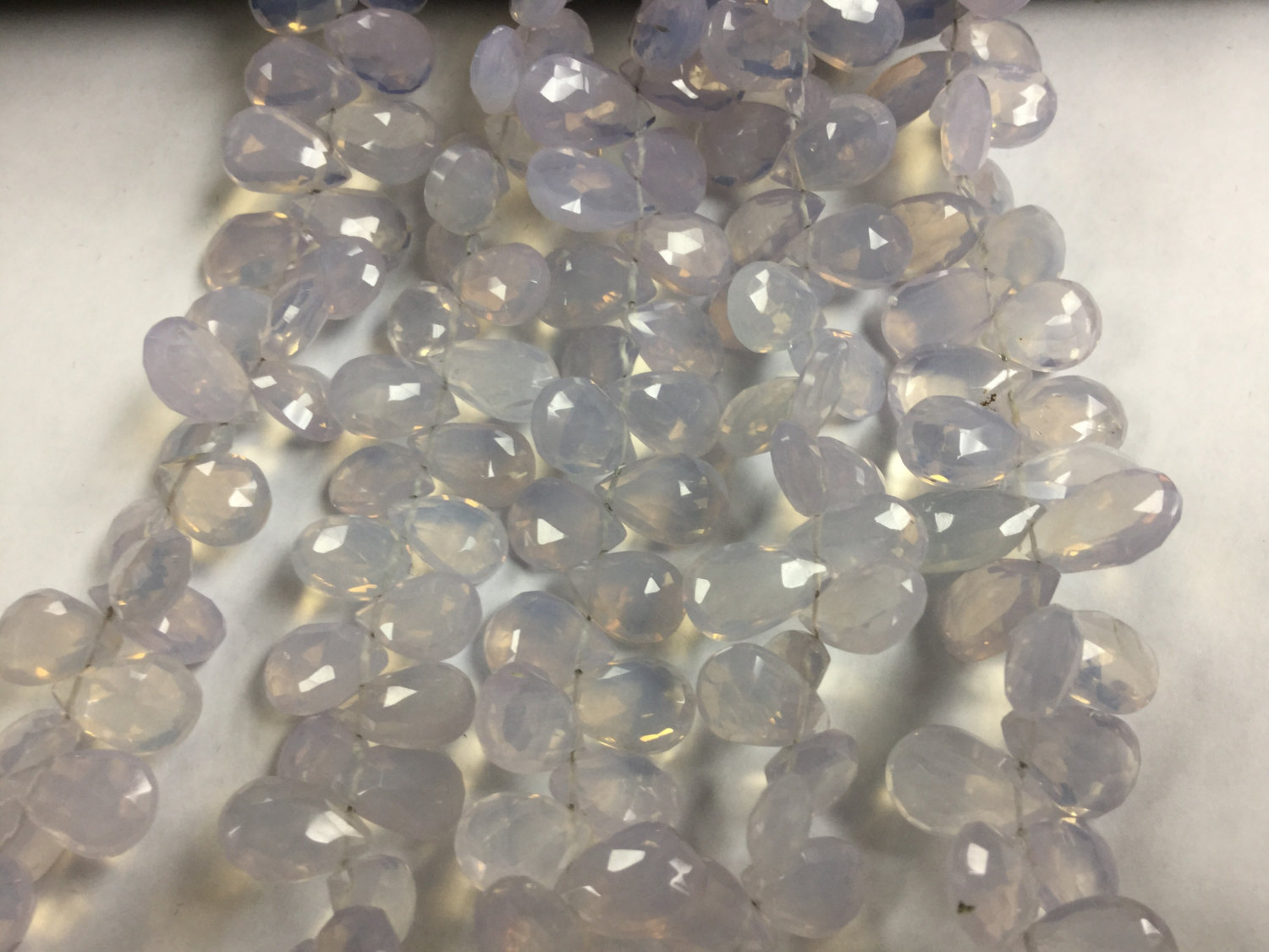 Scorolite Pears Faceted