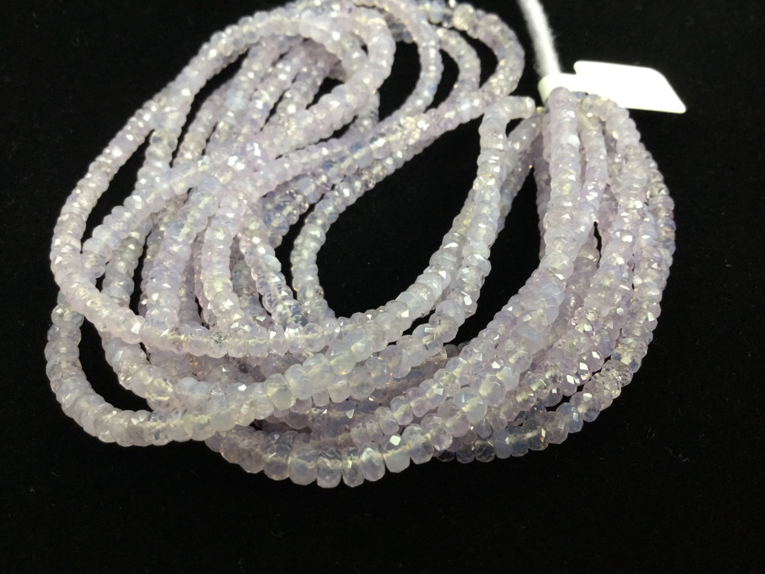 Scorolite Rondelles Faceted