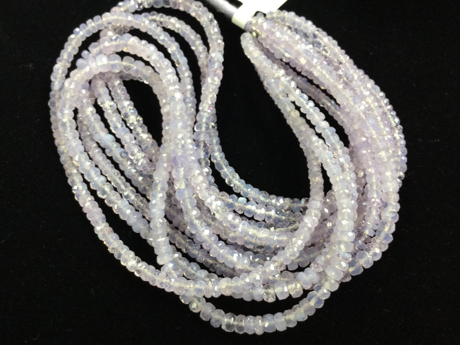 Scorolite Rondelles Faceted