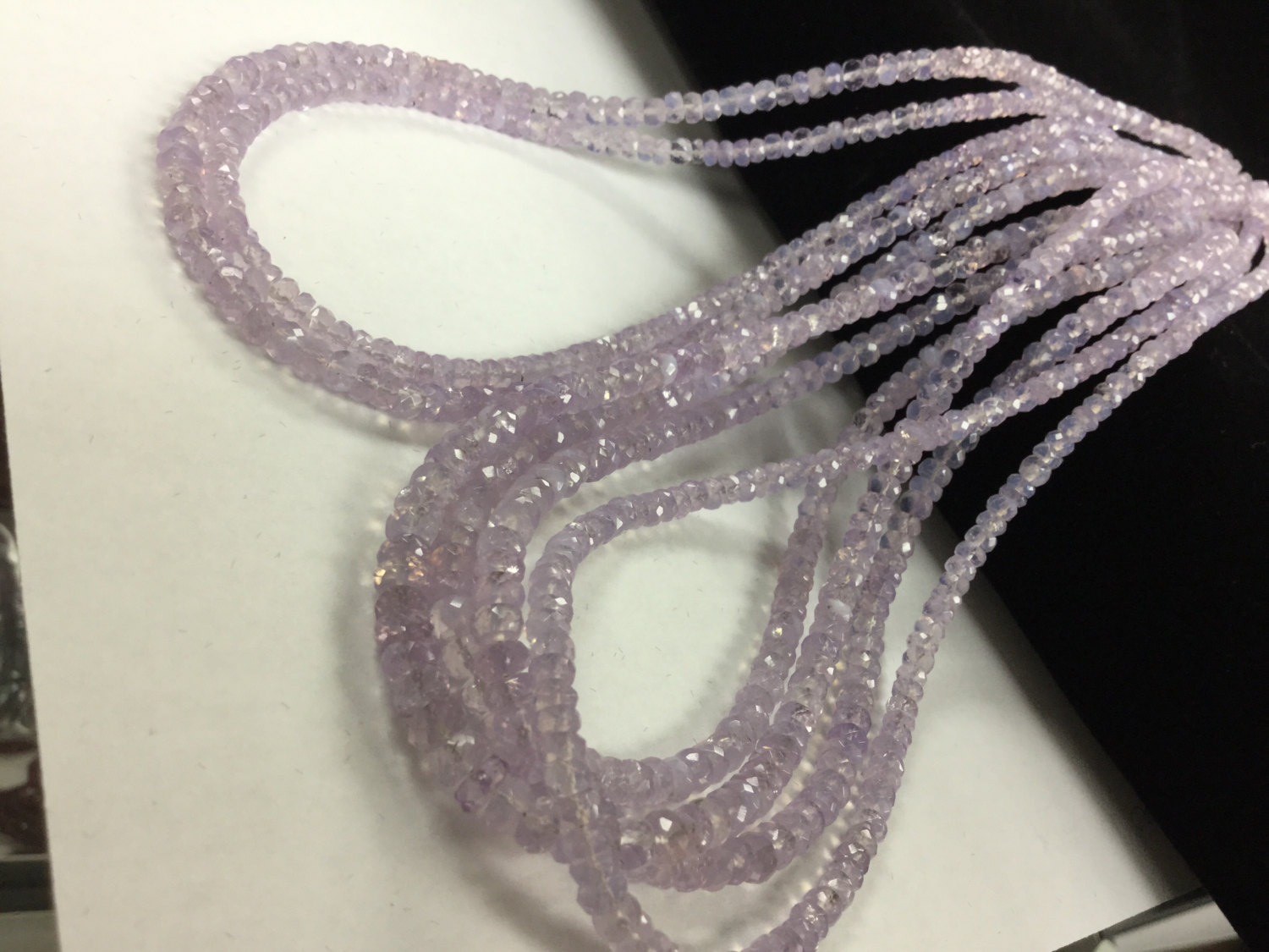 Scorolite Rondelles Faceted