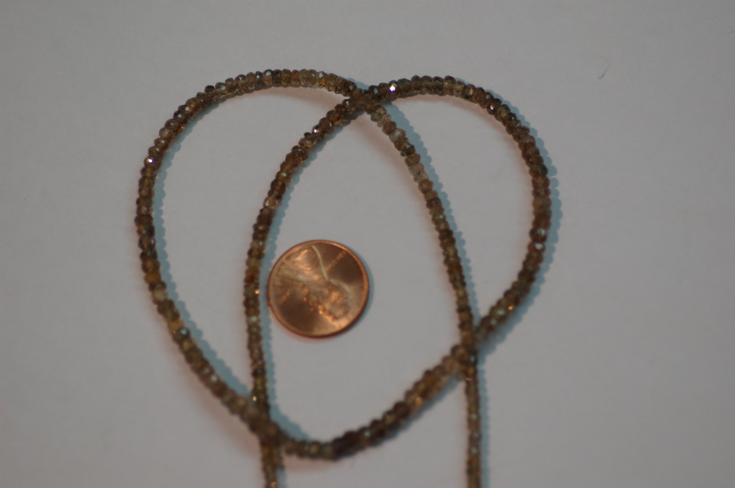 Stunning Color Changing Garnet Rondelle Faceted