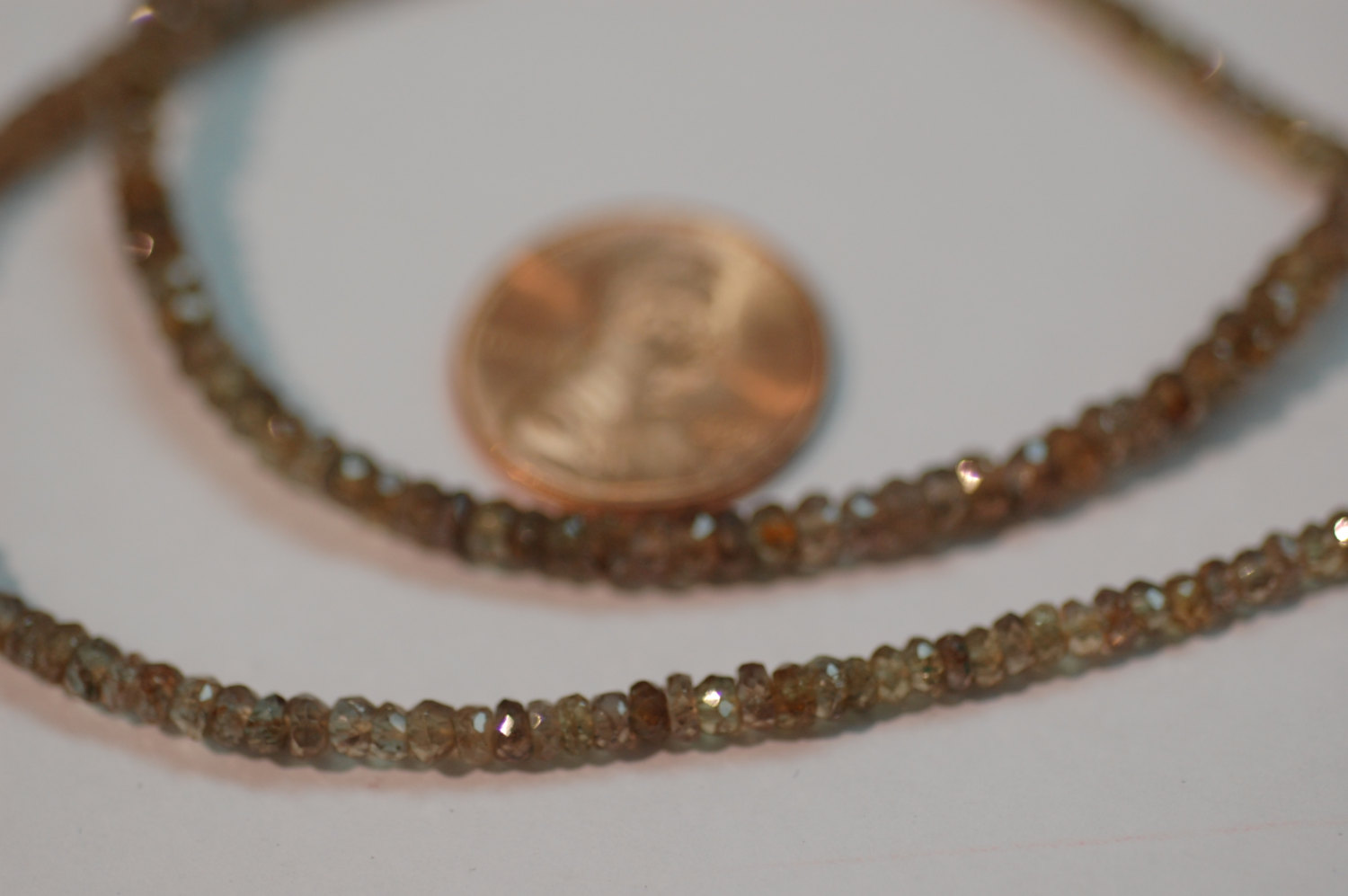Stunning Color Changing Garnet Rondelle Faceted