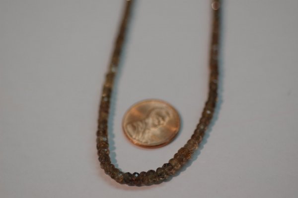 Stunning Color Changing Garnet Rondelle Faceted