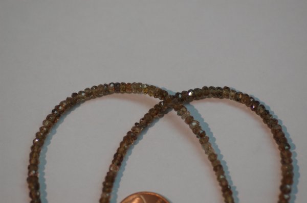 Stunning Color Changing Garnet Rondelle Faceted