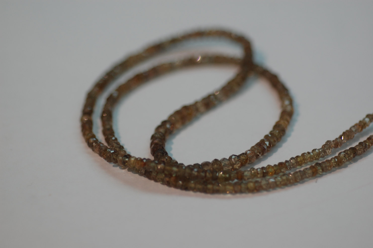 Stunning Color Changing Garnet Rondelle Faceted