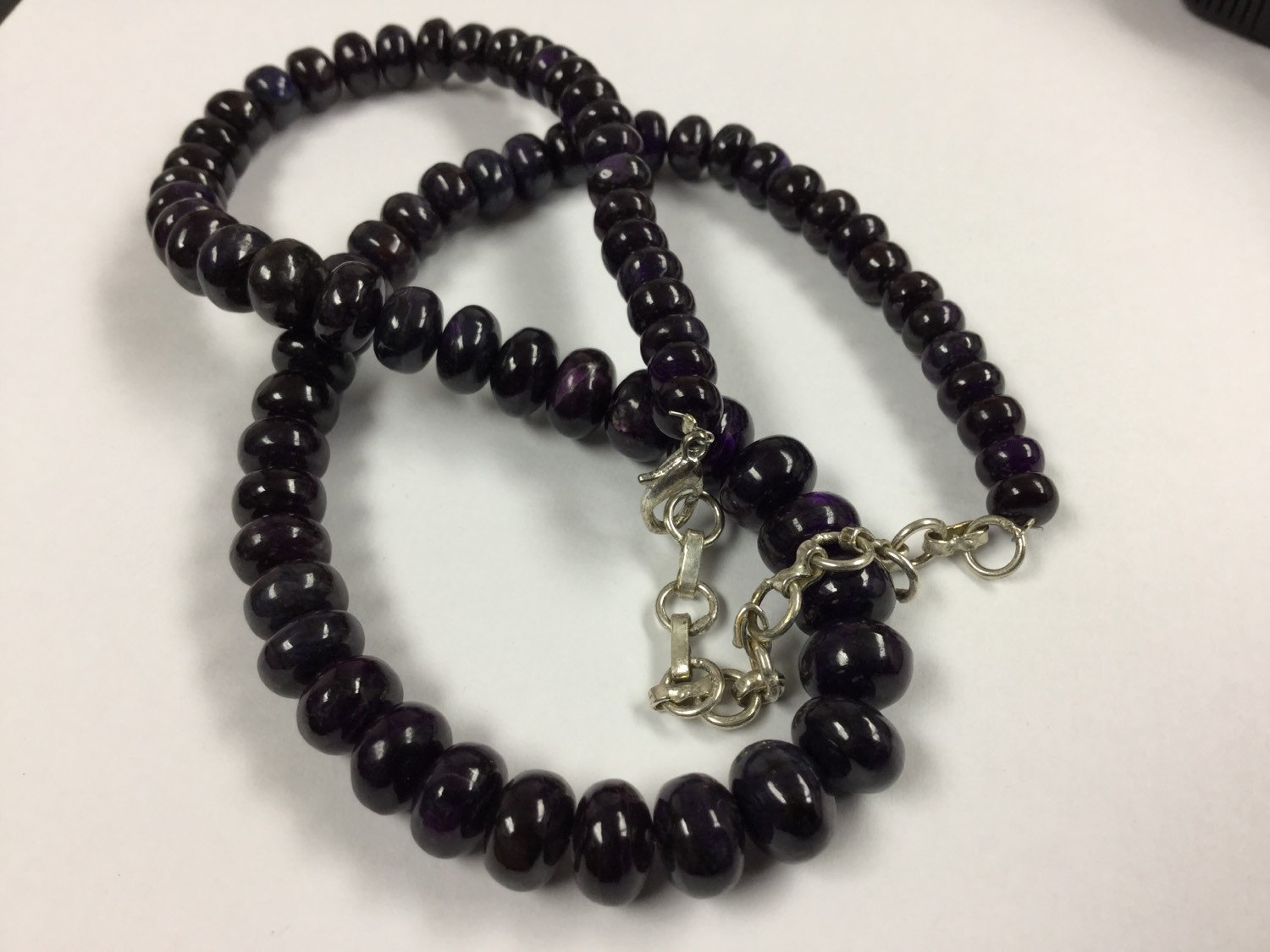 Sugilite Rondelles Smooth