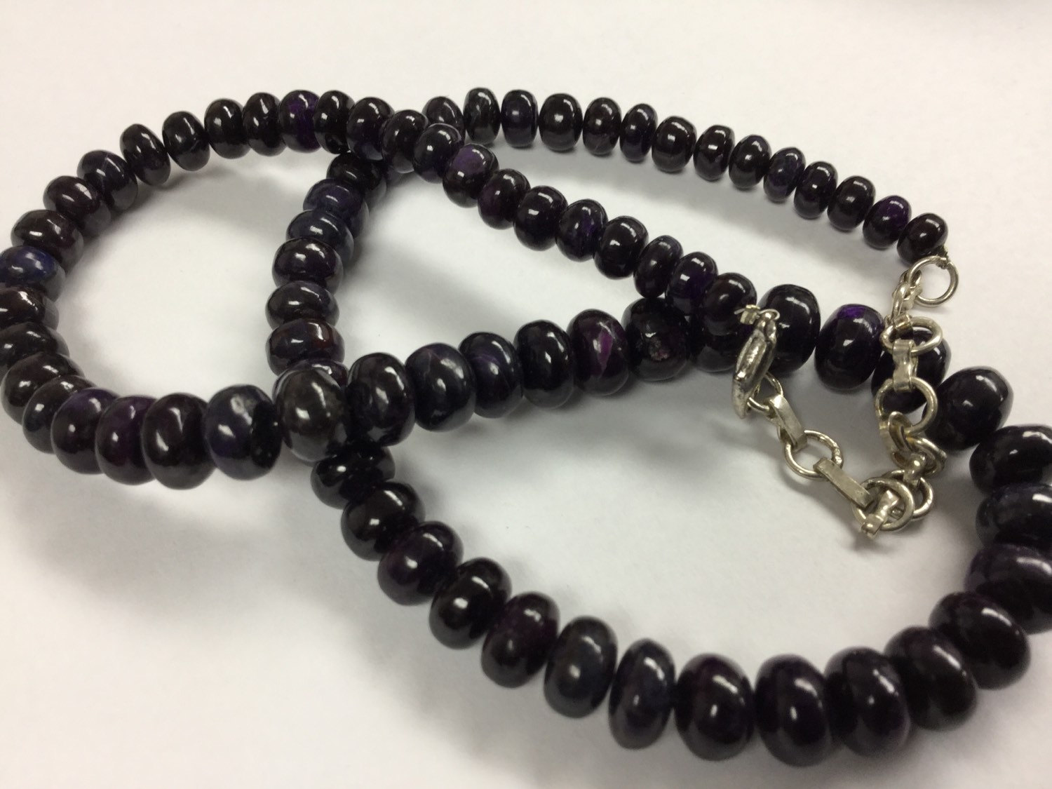 Sugilite Rondelles Smooth