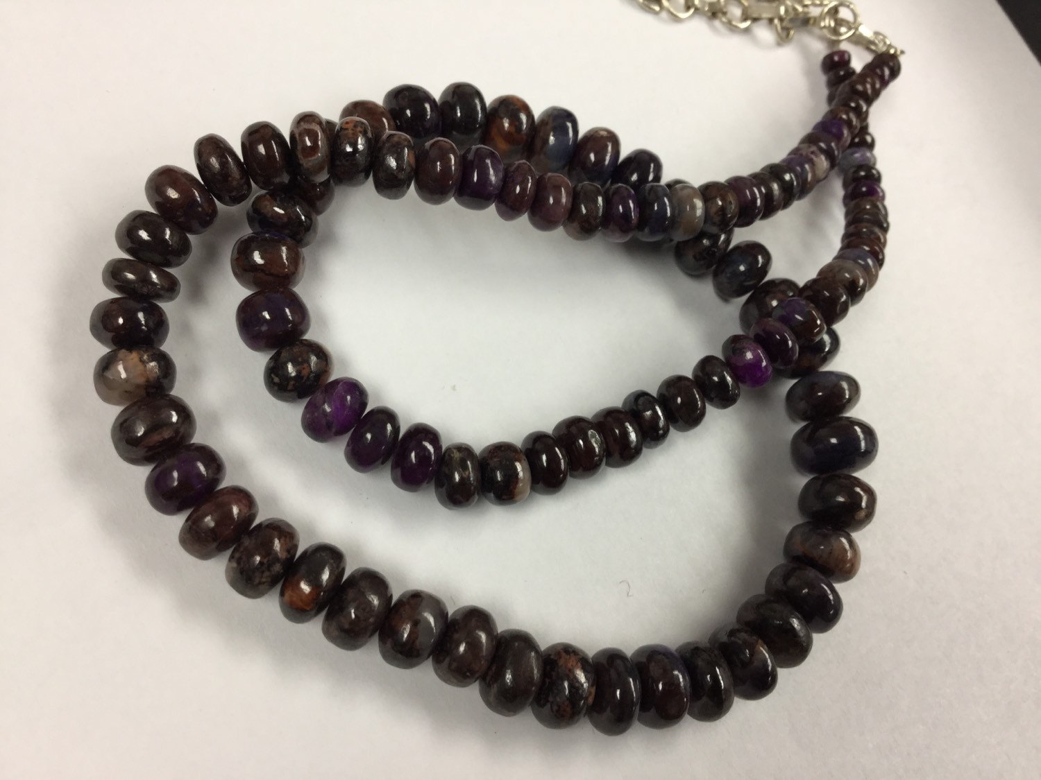 Sugilite Rondelles Smooth