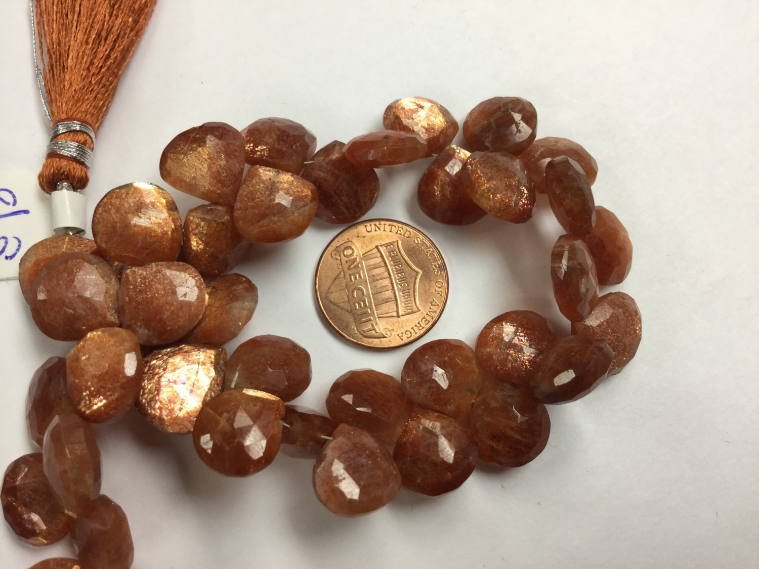 Sunstone Hearts Faceted