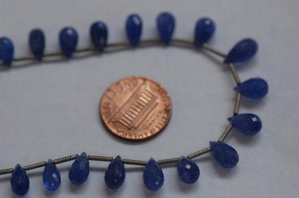 Tanzanite Drops Faceted