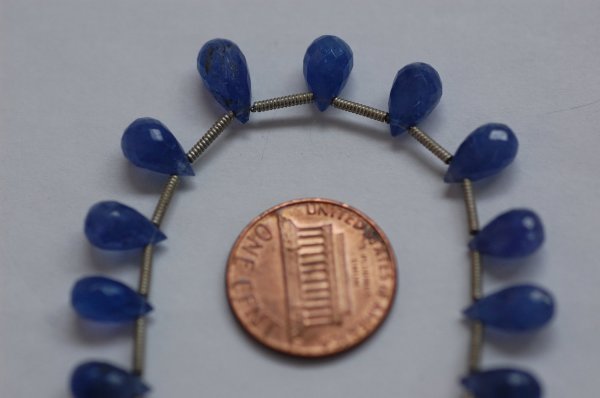 Tanzanite Drops Faceted
