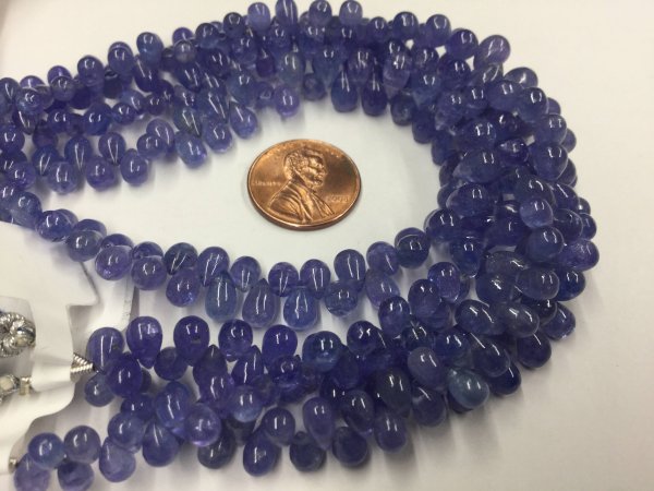 Tanzanite Drops Smooth