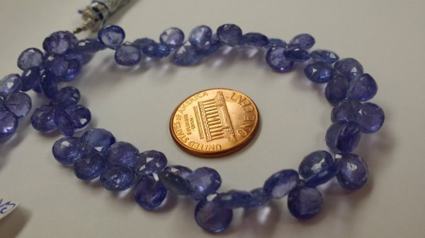 Tanzanite Hearts Faceted (NATURAL)
