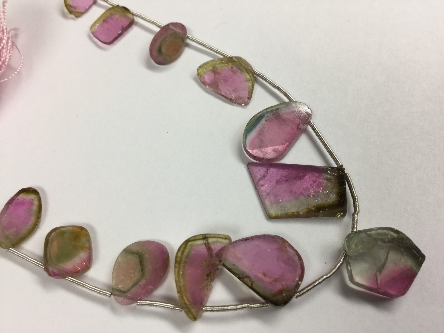 Tourmaline Slices Faceted
