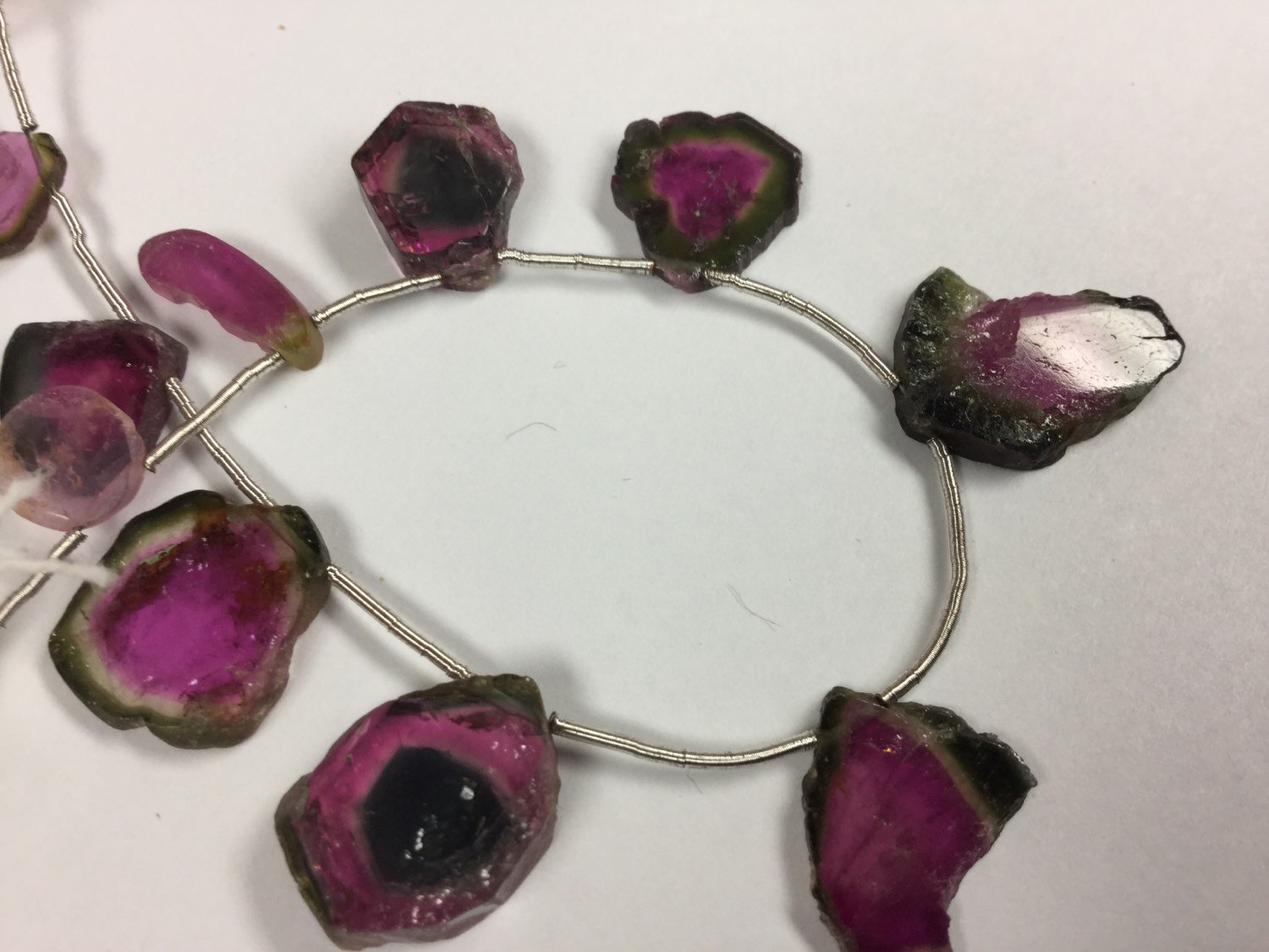 Tourmaline Slices Faceted