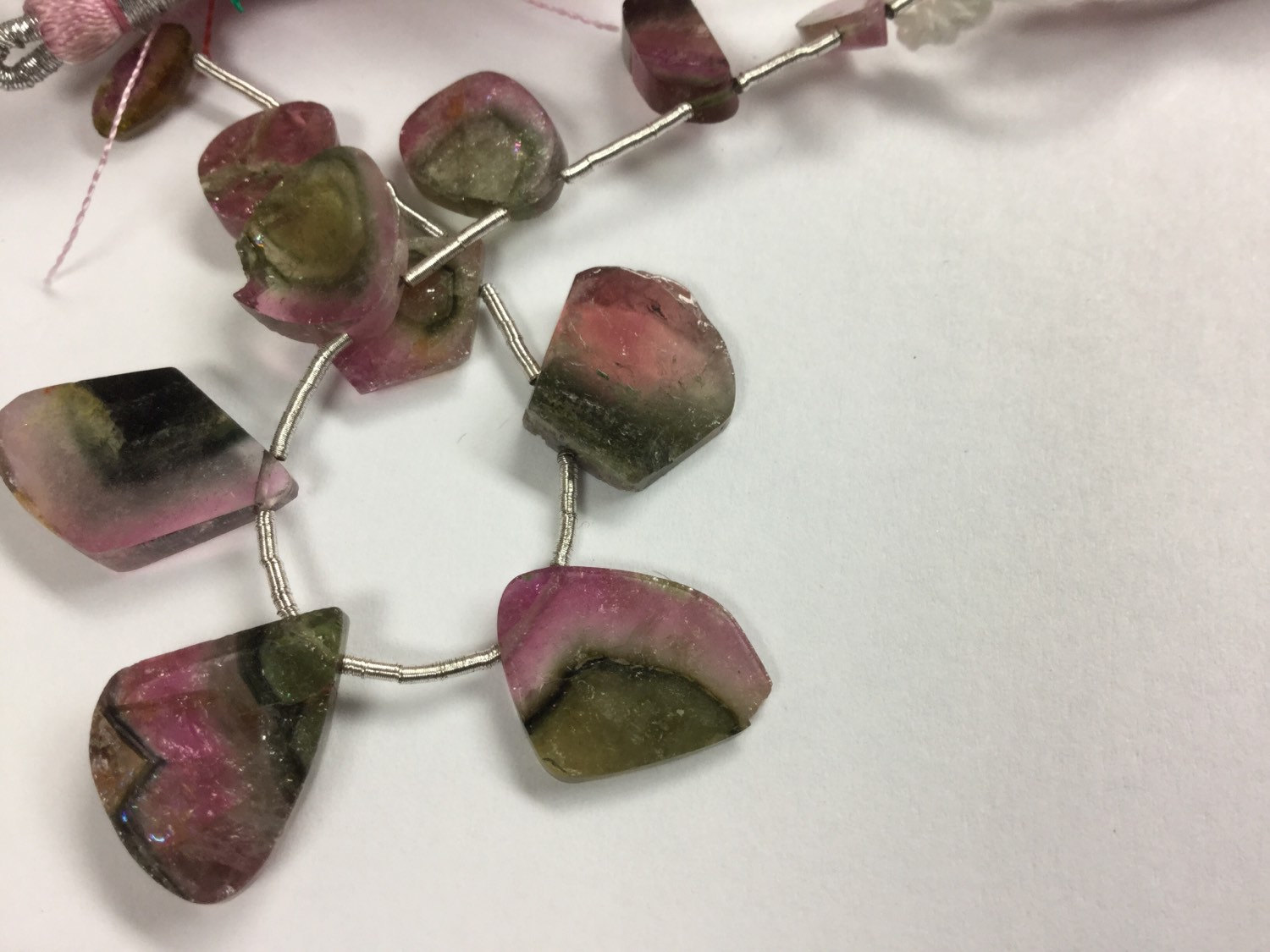 Tourmaline Slices Faceted