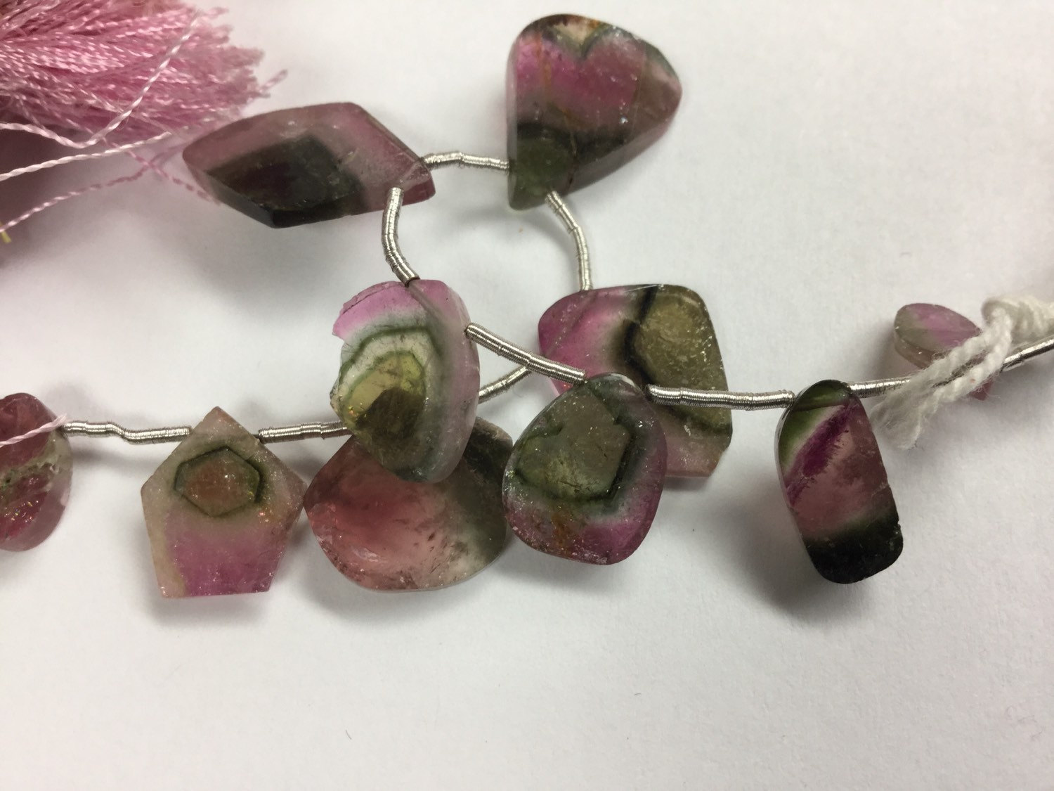 Tourmaline Slices Faceted