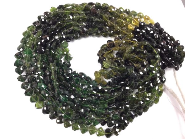 Tourmaline Straight Drilled Hearts Faceted