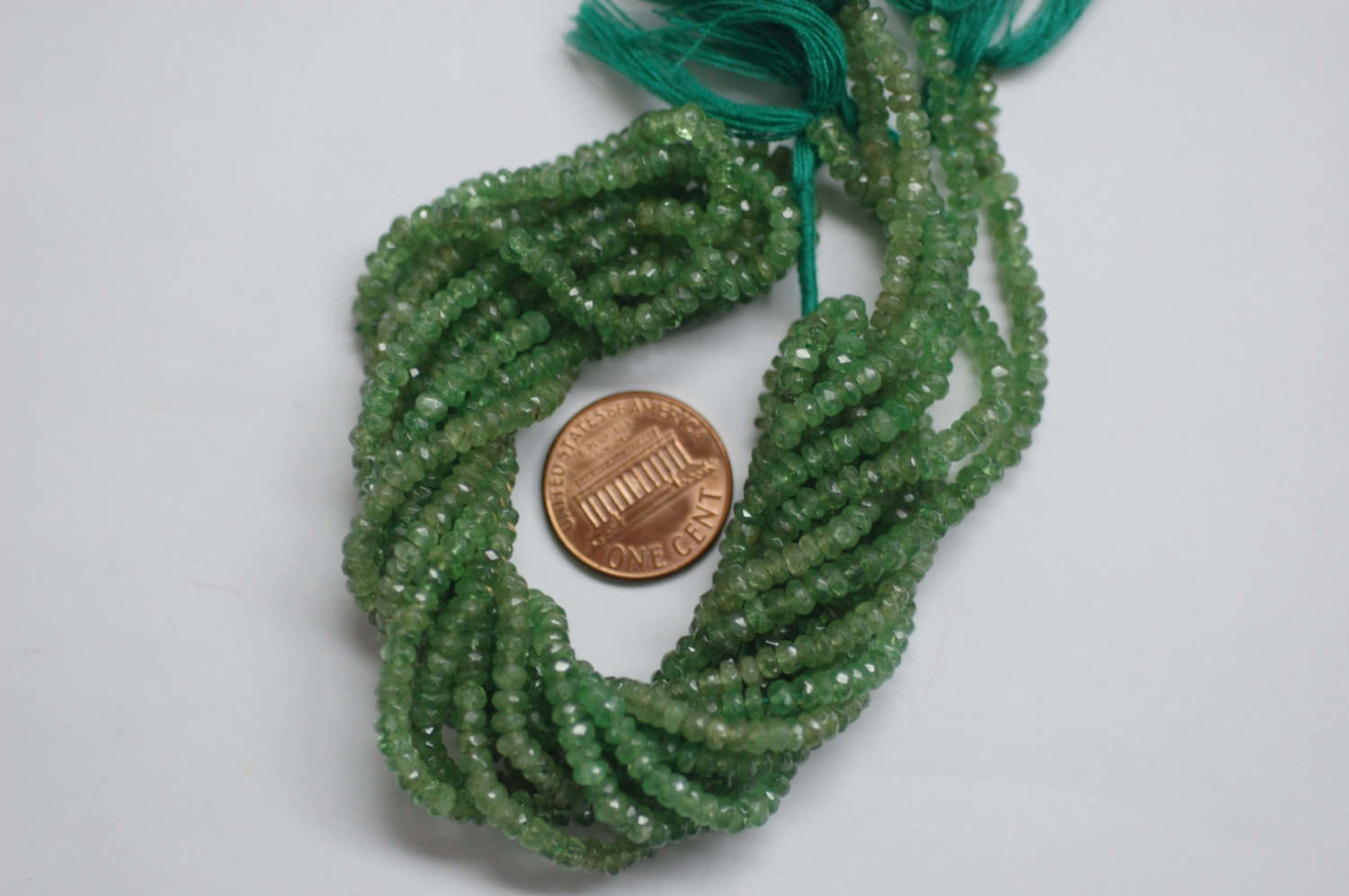 Kyanite Rondelle Faceted