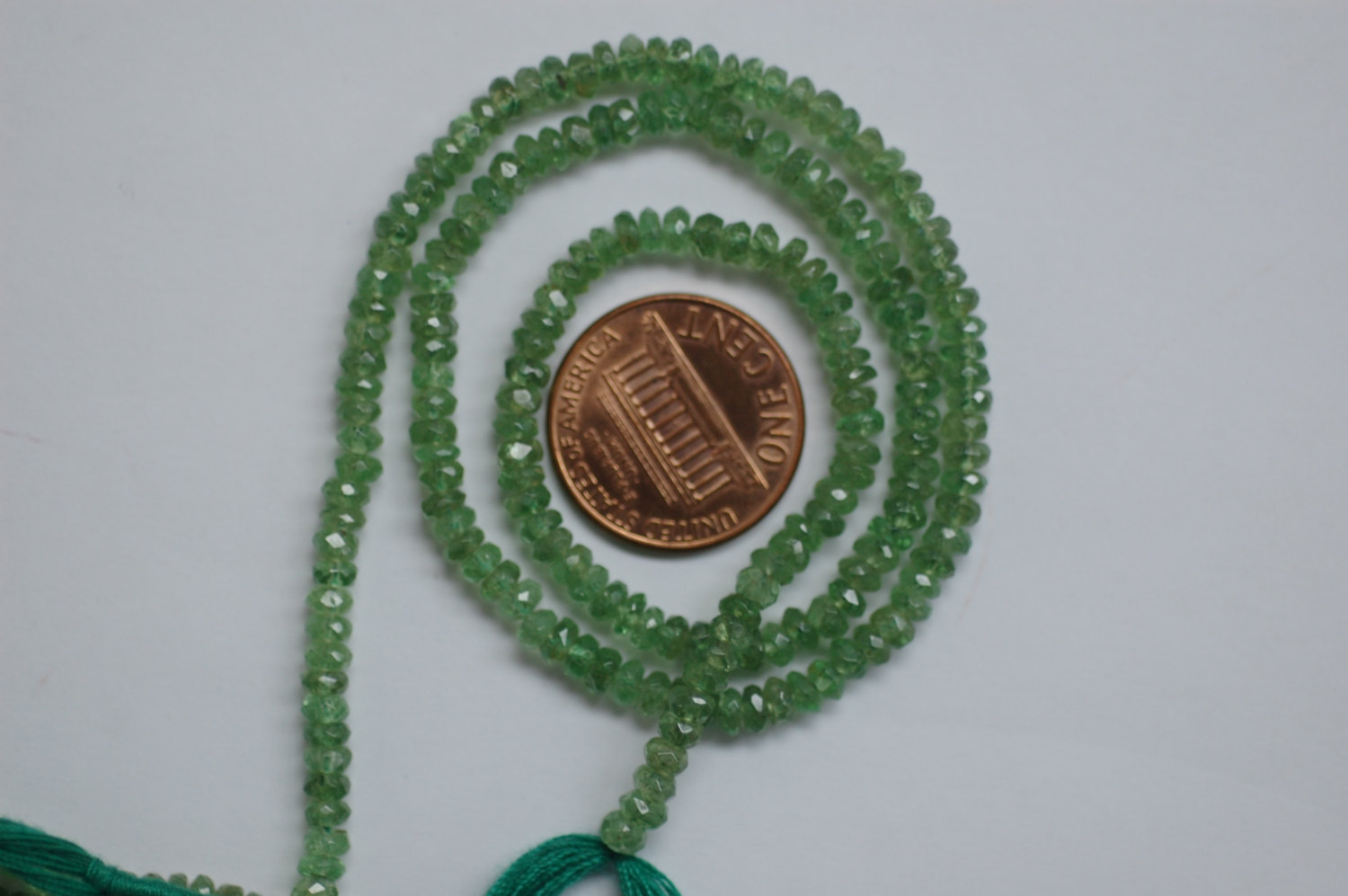 Kyanite Rondelle Faceted