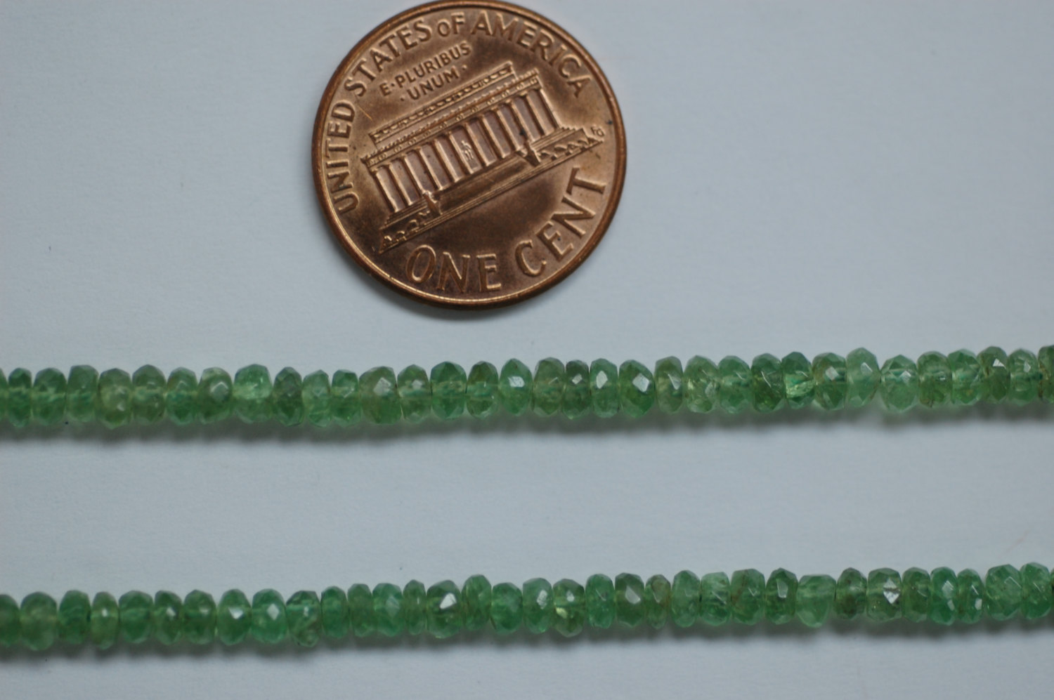 Kyanite Rondelle Faceted