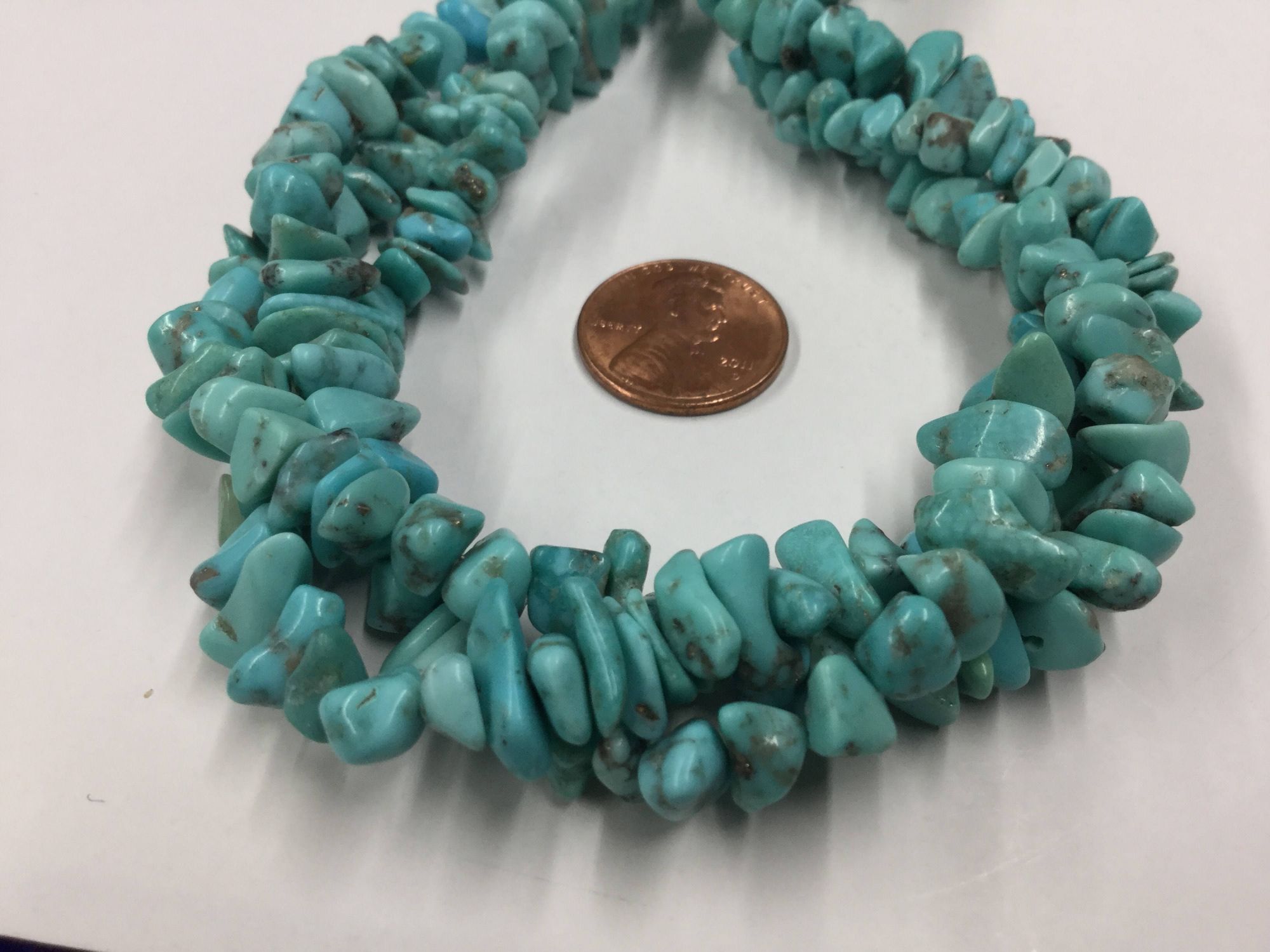 Turquoise Funky Cut Smooth