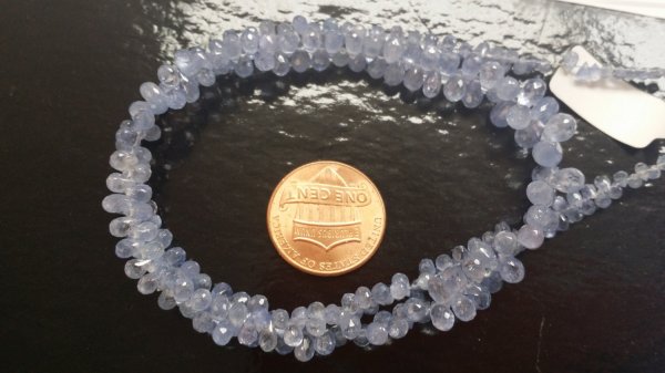 Very Light Blue Madagascar Sapphire Drops