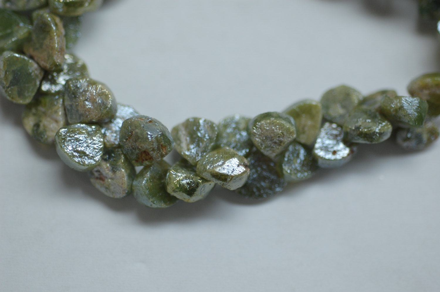 Vesuvianite Hearts Faceted (Coated)
