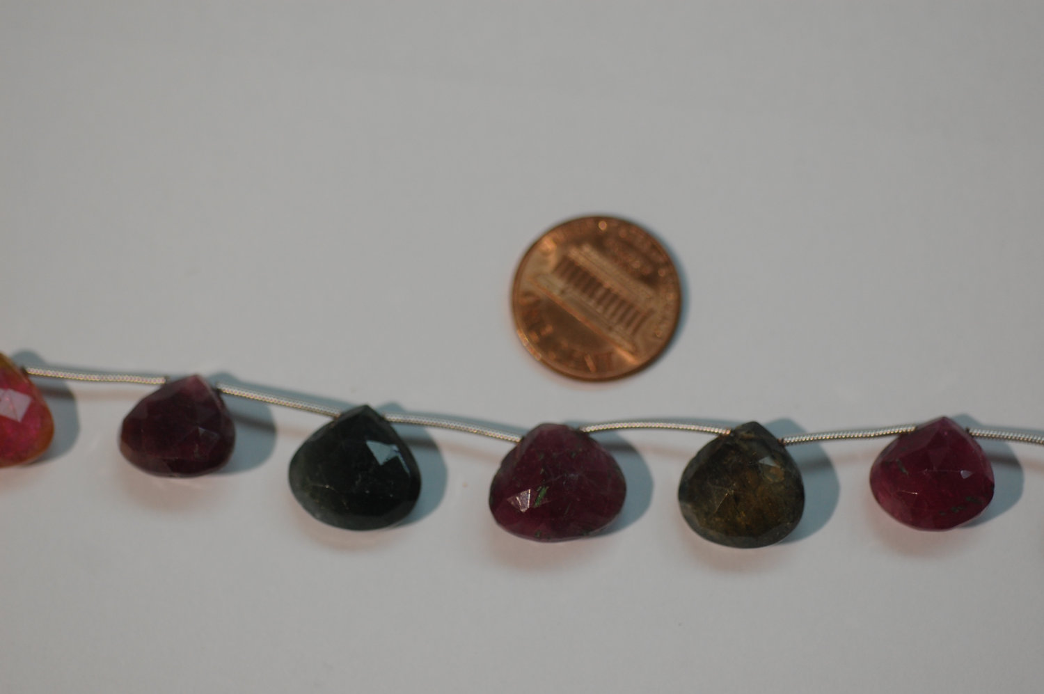 Watermelon Tourmaline Heart Faceted