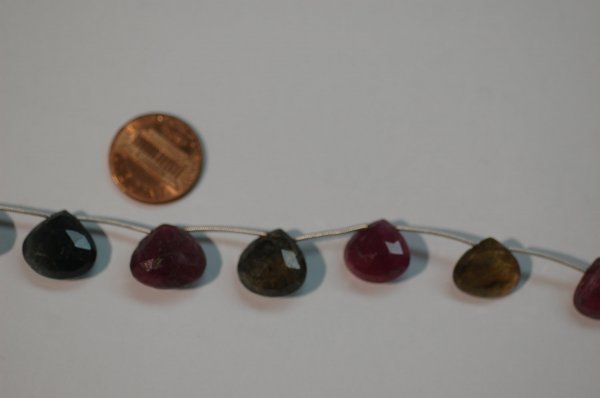 Watermelon Tourmaline Heart Faceted