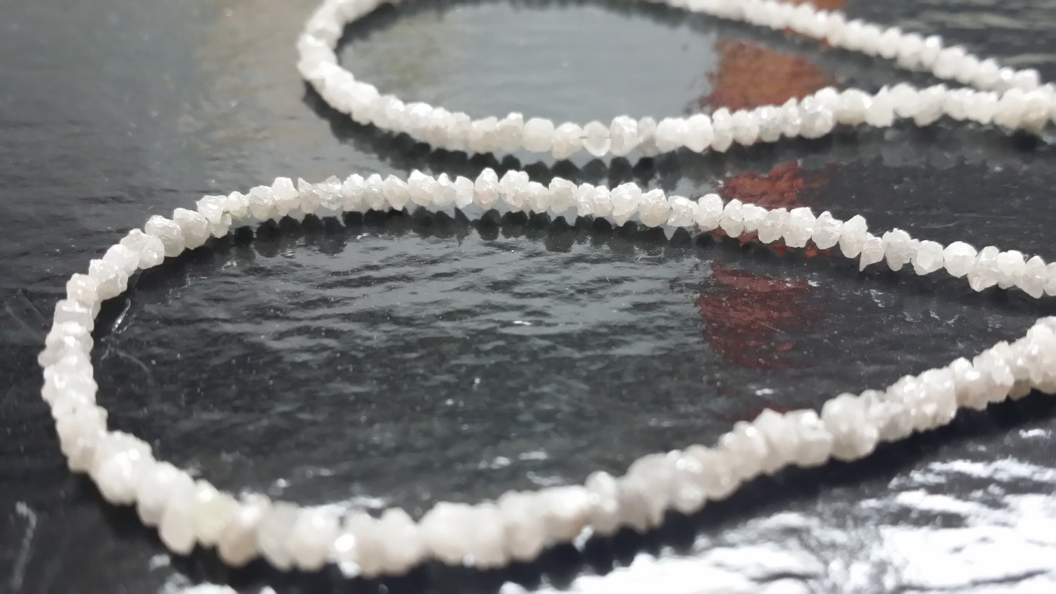 White Rough Cut Diamonds